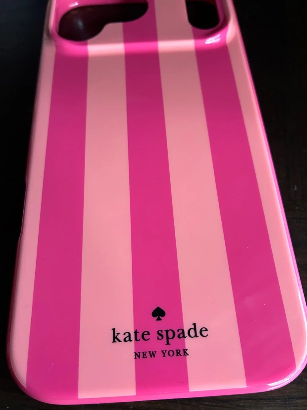 kate spade Pink Stripe Protective iPhone 17 Pro Max Case